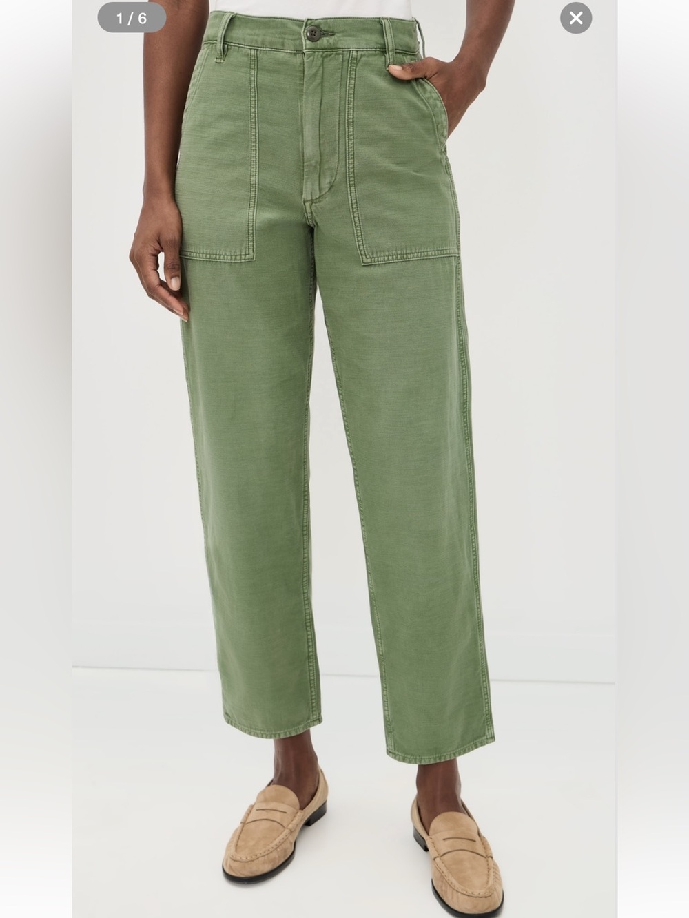 Jeans Polo Ralph Lauren Cotton Ricky Pants Olive green Sz8 NWT